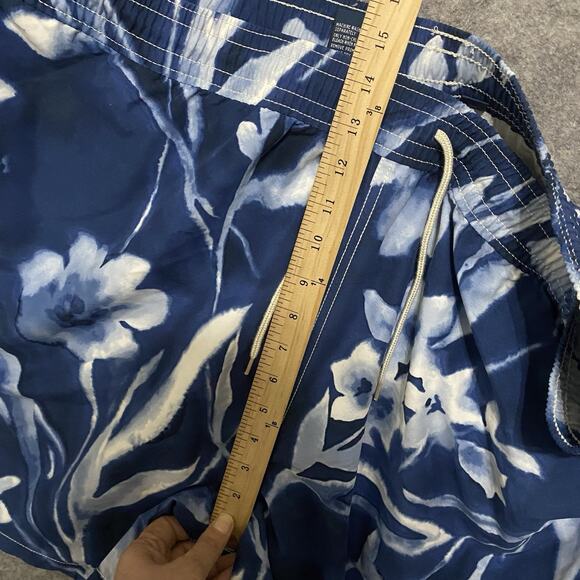 Polo Ralph Lauren Swim Trunks Mens 3XB Blue Floral‎ Pockets Pony Logo - Picture 10 of 11